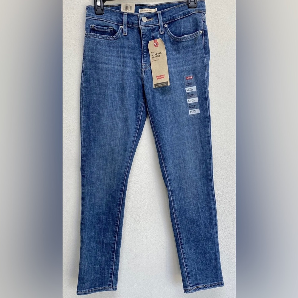 LEVIS 311 Shaping Skinny Women’s Jeans, Size 4 Short W27-L28 - Picture 3 of 11
